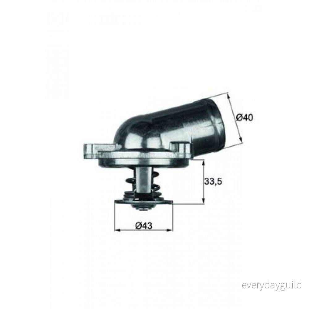 Termostat, kylvätska MAHLE TI 22 87 4250192928446