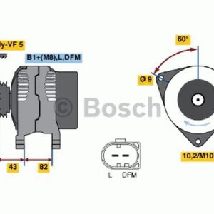 BOSCH 0 986 044 320 Alternateur 14V 120A AUDI: A4 B5 Avant, A6 C5 Berline, VOLKSWAGEN: Passat GP Berline BOSCH 0 986 044 320 Alternateur 14V 120A AUDI: A4 B5 Avant, A6 C5 Berline, VOLKSWAGEN: Passat GP Berline