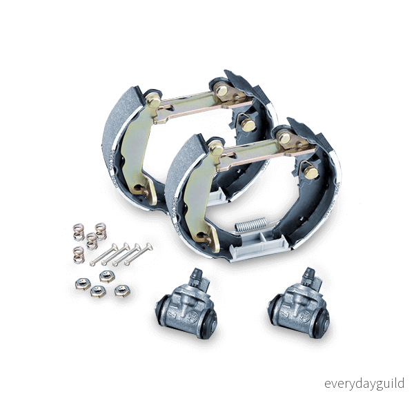 TRW Brake Kit BK1681 Mâchoires de Frein 254 52 BENDIX avec cylindre roue FORD: Transit Mk4 Minibus, Van