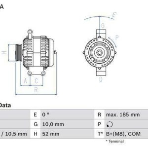 BOSCH 0 986 081 040 Alternateur 14V 115A MERCEDES BENZ: Classe B, A 4047024837355 BOSCH 0 986 081 040 Alternateur 14V 115A MERCEDES BENZ: Classe B, A 4047024837355