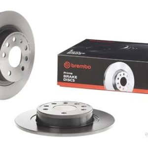 BREMBO COATED DISC LINE 08.D080.11 Disque de frein 278 10 5 plein revêtu avec vis/boulons OPEL: Astra H 3/5 portes, Zafira B, GTC 8020584224472