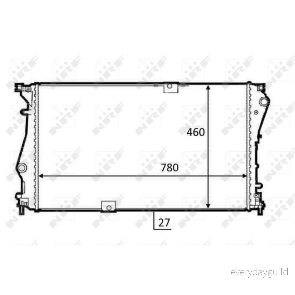 Kylare, motorkylning NRF 58498 8718042163974