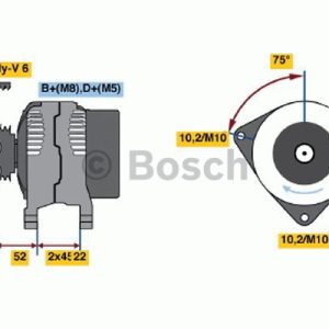 BOSCH 0 986 042 091 Alternateur 14V 90A PEUGEOT: 206 SW, Partner I Van, Boxer CITROËN: Berlingo / First Jumper Van oscaro, 3165143175545 BOSCH 0 986 042 091 Alternateur 14V 90A PEUGEOT: 206 SW, Partner I Van, Boxer CITROËN: Berlingo / First Jumper Van oscaro, 3165143175545