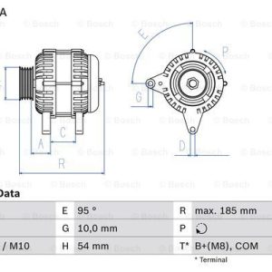 BOSCH 0 986 082 850 Alternateur 14V 180A BMW: 1 5 portes, 3 Berline, portes 4047025569699 BOSCH 0 986 082 850 Alternateur 14V 180A BMW: 1 5 portes, 3 Berline, portes 4047025569699