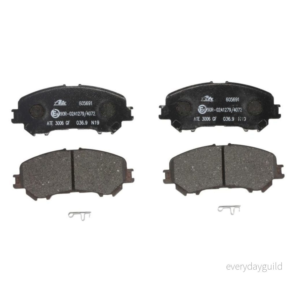 ATE 13.0460 5691.2 Jeu de plaquettes frein avec indicateur d'usure NISSAN: X Trail, Qashqai 2, RENAULT: Koleos Kadjar 4006633458023