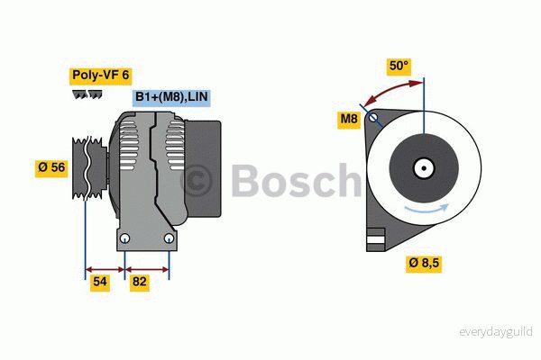 Generator Bosch 0 986 047 380 3165144046158