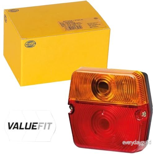 HELLA 2SE 357 032 011 Feu arrière droit, gauche rouge/jaune noir sans ampoules VALUEFIT 4082300554007
