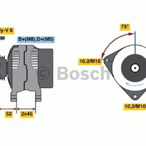 BOSCH 0 986 042 081 Alternateur 14V 80A PEUGEOT: 206 3/5 portes, 306 Partner I Van, CITROËN: Berlingo / First Van 3165143175538 BOSCH 0 986 042 081 Alternateur 14V 80A PEUGEOT: 206 3/5 portes, 306 Partner I Van, CITROËN: Berlingo / First Van 3165143175538