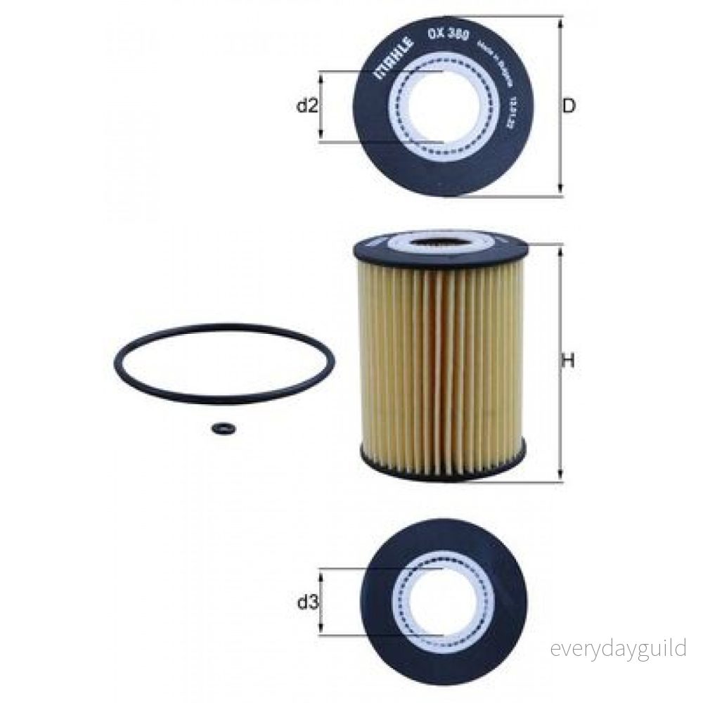 Knecht OX 380D Oljefilter 4009026509975