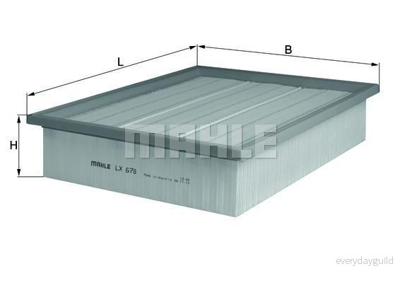 Luftfilter KNECHT LX 678 4009026070451
