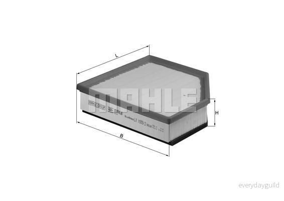 Luftfilter KNECHT LX 1593/2 4009026509067