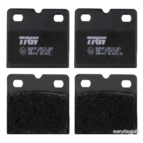 TRW Bromsbeläggssats För Bak Parkeringsbroms GDB1641 Audi Jaguar Kia Aston Martin 3322937412495