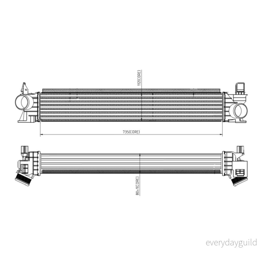 NRF Laddluftkylare 309033 Intercooler FIAT Ducato III 8718042316646