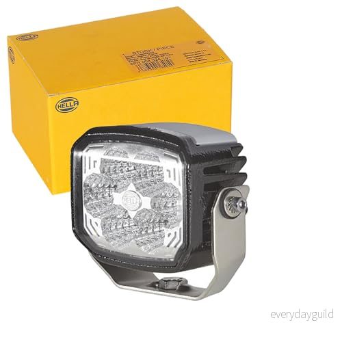 HELLA LED Arbetsstrålkastare Power Beam 1500 24V / 12V 1300lm påbyggd/Skruvanslutning svängbar monteringsbygel Fjärrbelysning Kontaktutförande: DEUTSCH kontakt 1GA 996 288 021 9002920148535