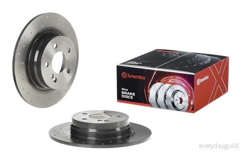 BREMBO 08.A612.4X Disque de frein 300 10 5 plein, troué revêtu à haute teneur en carbone avec vis/boulons MERCEDES BENZ: Classe E Cabriolet 8020584320518