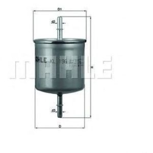 Bränslefilter KNECHT KL 196 4009026105252 Bränslefilter KNECHT KL 196 4009026105252