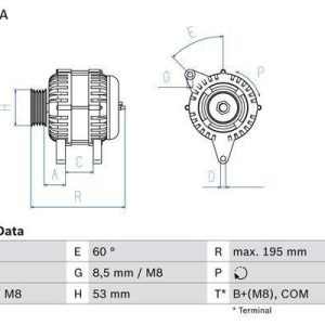 BOSCH 0 986 082 140 Alternateur 14V 190A MERCEDES BENZ: Classe C Berline, E GLC Coupe 4047025687959 BOSCH 0 986 082 140 Alternateur 14V 190A MERCEDES BENZ: Classe C Berline, E GLC Coupe 4047025687959