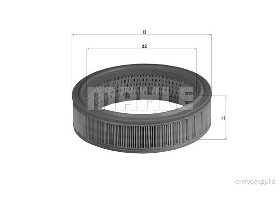 Luftfilter KNECHT LX 158 4009026013342