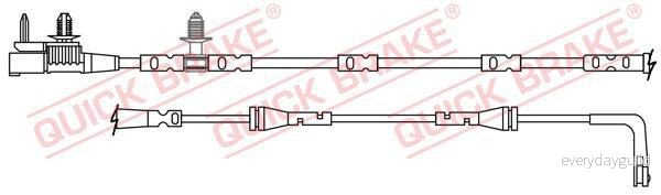 Varningssensor, bromsbeläggslitage QUICK BRAKE WS 0412 A 5706021161113