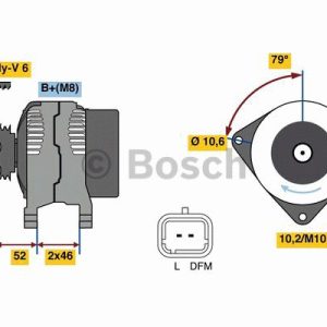 BOSCH 0 986 049 700 Alternateur 14V 90A PEUGEOT: 107 3/5 portes, 206 307 TOYOTA: Aygo, CITROËN: C1 I 4047024645943 BOSCH 0 986 049 700 Alternateur 14V 90A PEUGEOT: 107 3/5 portes, 206 307 TOYOTA: Aygo, CITROËN: C1 I 4047024645943