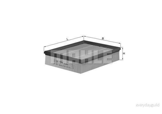 MAHLE ORIGINAL LX 422 Filtre à air 57,3 213 254,0 Cartouche filtrante BMW: X5, 7, 5 Berline 4009026011966