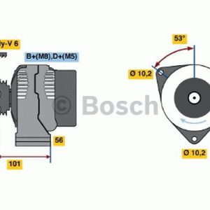 BOSCH 0 986 040 220 Alternateur 14V 80A PEUGEOT: 306 3/5 portes, Partner I Van, 406 Berline, CITROËN: Berlingo / First Van 3165141242553 BOSCH 0 986 040 220 Alternateur 14V 80A PEUGEOT: 306 3/5 portes, Partner I Van, 406 Berline, CITROËN: Berlingo / First Van 3165141242553