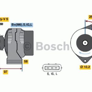 BOSCH 0 986 040 531 Alternateur 14V 70A TOYOTA: RAV4 I SUV Cabriolet, SUV, Carina E 5 portes 3165143217276 BOSCH 0 986 040 531 Alternateur 14V 70A TOYOTA: RAV4 I SUV Cabriolet, SUV, Carina E 5 portes 3165143217276