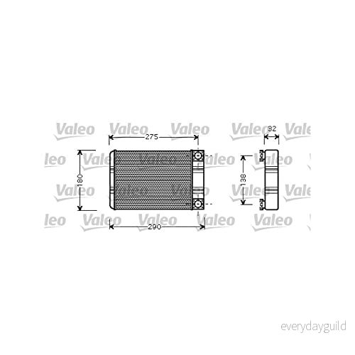 VALEO 812321 Radiateur De Chauffage MERCEDES BENZ: Classe C Berline, CLK Coupe 3276428123219