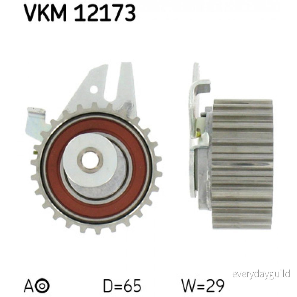 SKF VKM 12173 Poulie tendeur, courroie crantée ALFA ROMEO: GTV, Spider, 156 Berline, FIAT: Barchetta, LANCIA: DELTA 2 7316571535418