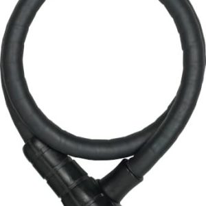 ABUS Panzerkabelschloss Steel O Flex Microflex 6615K mit SCMU Halter Kabelschloss aus Stahlkabel Panzer Stahlhülsen Sicherheitslevel 5 85 cm, black, 134081 4003318134081 ABUS Panzerkabelschloss Steel O Flex Microflex 6615K mit SCMU Halter Kabelschloss aus Stahlkabel Panzer Stahlhülsen Sicherheitslevel 5 85 cm, black, 134081 4003318134081