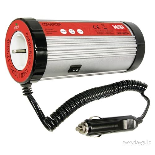 CARPOINT 0510330 Växelriktare 12V-230V 150W med kontakt för cigarettändare 8711293069620