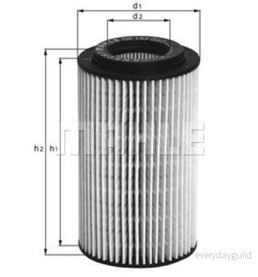 Knecht Oljefilter OX 153D1 4009026084137