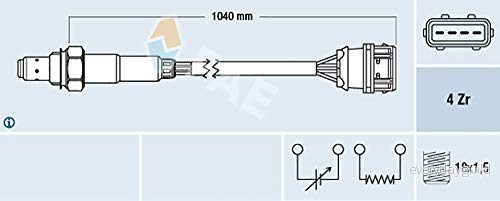 FAE Lambdasond 77373 - Volvo S40 I, V40 Kombi 8435050625613