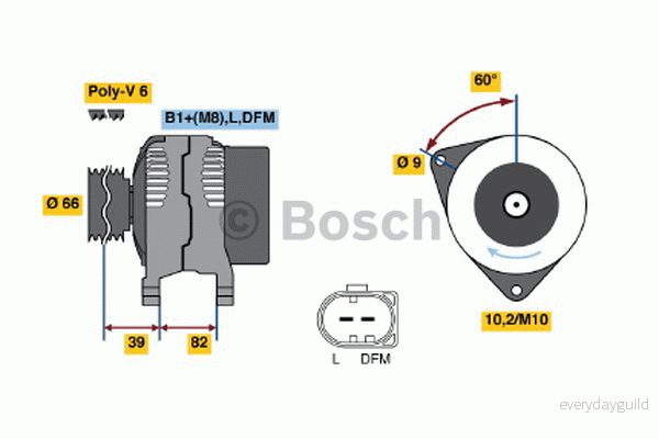 Generator Bosch 0 986 044 330 3165143477380