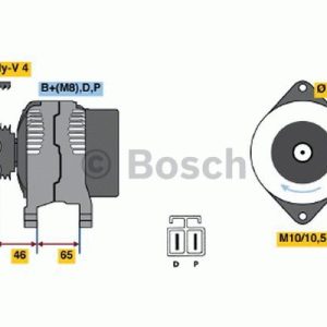 BOSCH 0 986 042 911 Alternateur 14V 80A MAZDA: MX 5 2, 626 V portes, Premacy BOSCH 0 986 042 911 Alternateur 14V 80A MAZDA: MX 5 2, 626 V portes, Premacy