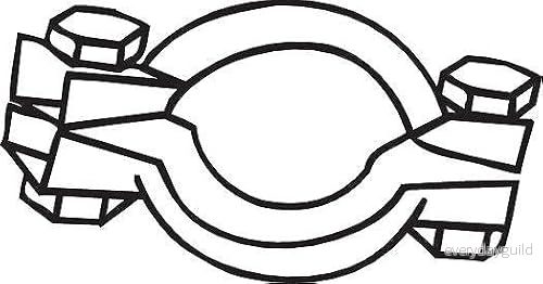 Bosal Avgasklämma 254-121 - Ø47 mm M8-tråd 3351642541213