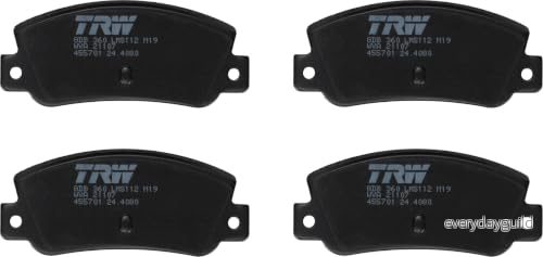 TRW GDB360 - Bromsbeläggssats, skivbroms - 4-pack 3322936403609
