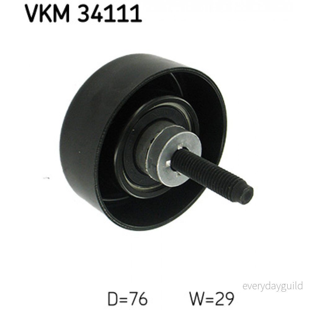 Styrrulle, flerspårsrem SKF VKM 34111 7316574090259