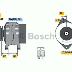 BOSCH 0 986 045 541 Alternateur 14V 70A MAZDA: Série B Pick up, E Van, FORD: Ranger Mk2 3165143610251 BOSCH 0 986 045 541 Alternateur 14V 70A MAZDA: Série B Pick up, E Van, FORD: Ranger Mk2 3165143610251