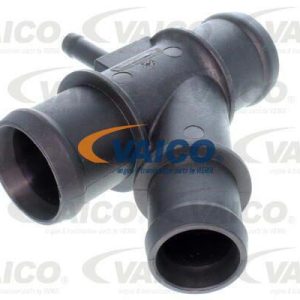 VAICO V10 3533 Bride Matière plastique Durite de liquide refroidissement, Radiateur moteur, supérieur Qualité originale VOLKSWAGEN: Golf 5 4046001832628