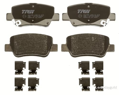 TRW GDB4175 Bromsbeläggssats - Skivbroms - Bak - 4-pack 3322937973682