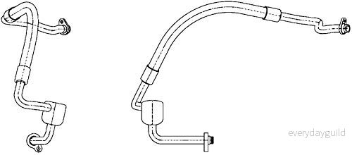 Lågtrycksledning, klimatanläggning MAHLE AP 124 000P 4057635049375