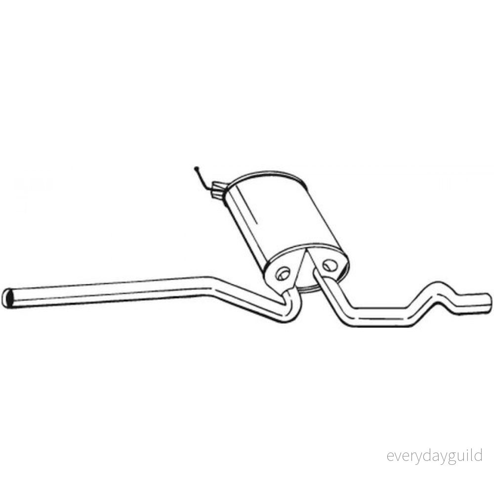 mittenljuddämpare Bosal 282733