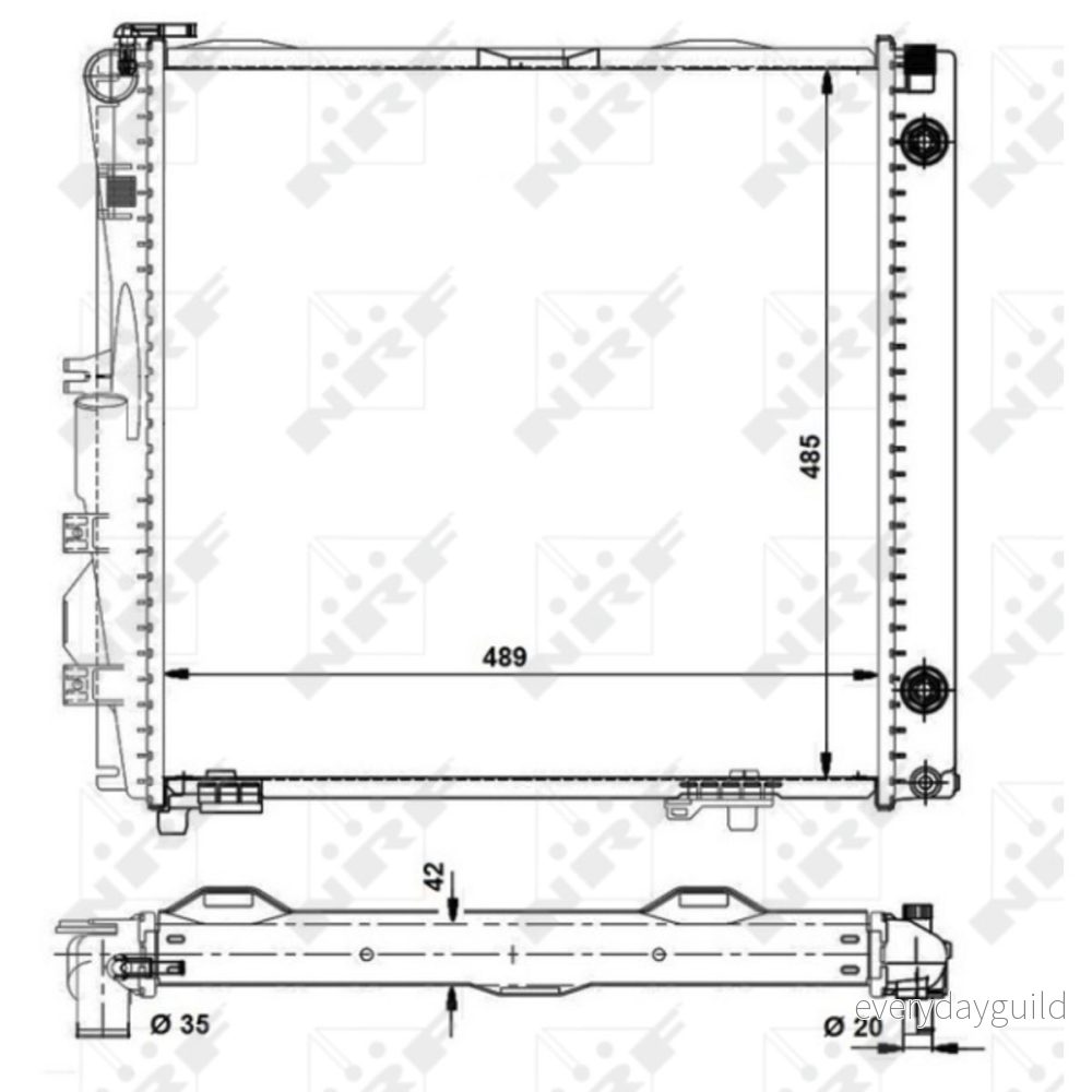 Kylare, motorkylning NRF 504258 8718042044921