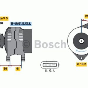 BOSCH 0 986 040 471 Alternateur 14V 70A TOYOTA: Corolla VIII Liftback, Carina E 5 portes, VII Compact 3165143217184 BOSCH 0 986 040 471 Alternateur 14V 70A TOYOTA: Corolla VIII Liftback, Carina E 5 portes, VII Compact 3165143217184