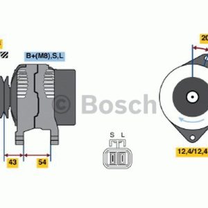 BOSCH 0 986 045 611 Alternateur 14V 125A MITSUBISHI: Pajero 3, Sport 1 SUV 3165143774366 BOSCH 0 986 045 611 Alternateur 14V 125A MITSUBISHI: Pajero 3, Sport 1 SUV 3165143774366