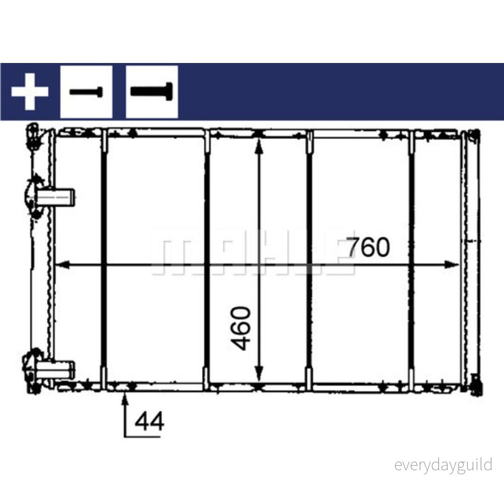 Kylare, motorkylning MAHLE CR 526 000S 4057635086387