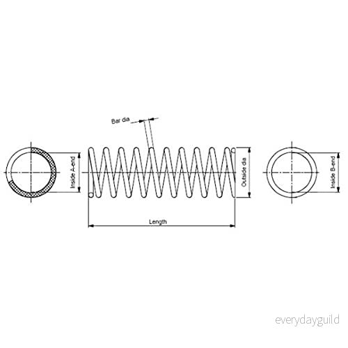 Spiralfjäder MONROE SP3666 5412096334689