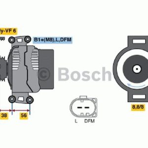 BOSCH 0 986 044 910 Alternateur 14V 150A AUDI: A4 B6 Avant, Berline, A6 C5 Berline 3165143477465 BOSCH 0 986 044 910 Alternateur 14V 150A AUDI: A4 B6 Avant, Berline, A6 C5 Berline 3165143477465