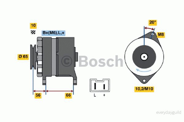 Generator BOSCH 0 986 037 321 3165141147483